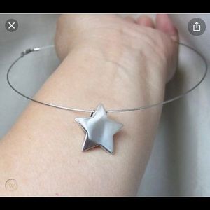 James Avery Stainless 316 Steel Wire Choker 16”-Wire Only Pendant Not Included